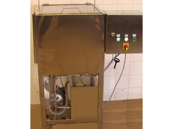 Instalatie INOX manuala de sterilizare cu solutie flacoane